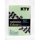 กระดาษปอนด์สี KTV 80g A4 500แผ่น เขียว