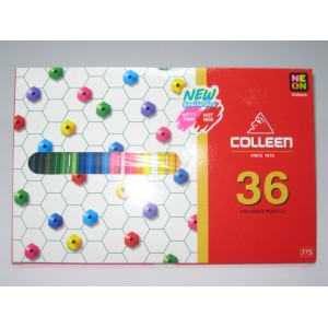 ดินสอสี คอลลีน 775 36 สีกล่องกระดาษ