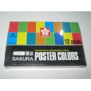 สีโปสเตอร์ ซากุระ POCT-12P 12สี ชนิดหลอด