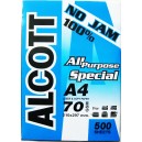 กระดาษถ่ายเอกสาร 70g A4 500แผ่น ALCOTT ห่อฟ้า