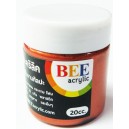 สีอะคริลิคมุก BEE 20cc.ทองแดง