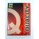 กระดาษถ่ายเอกสาร 80g A4 500 แผ่น QUOLITY