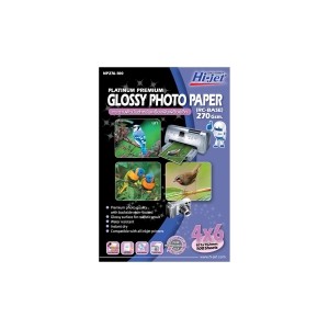 กระดาษ INK JET PHOTO GLOSSY 270G 100ผ.A6 