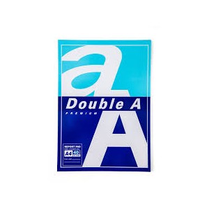 สมุดฉีก มีเส้น Double A Premium 80g 40แผ่น A4