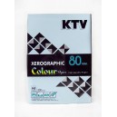 กระดาษปอนด์สี KTV 80g A4 500แผ่น ฟ้า