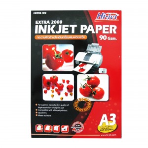 กระดาษ INK JET  Hi-Jet 90g A3 100ผ. EXTRA