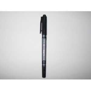 ปากกาเขียนแผ่นใส M&G 2130 2หัว ดำ