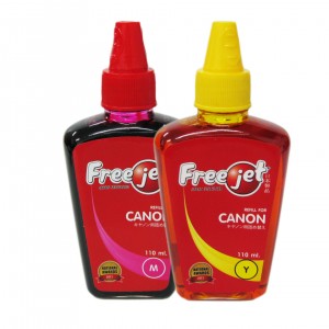 น้ำหมึก Freejet ใส่ CANON 100ml. คละสี